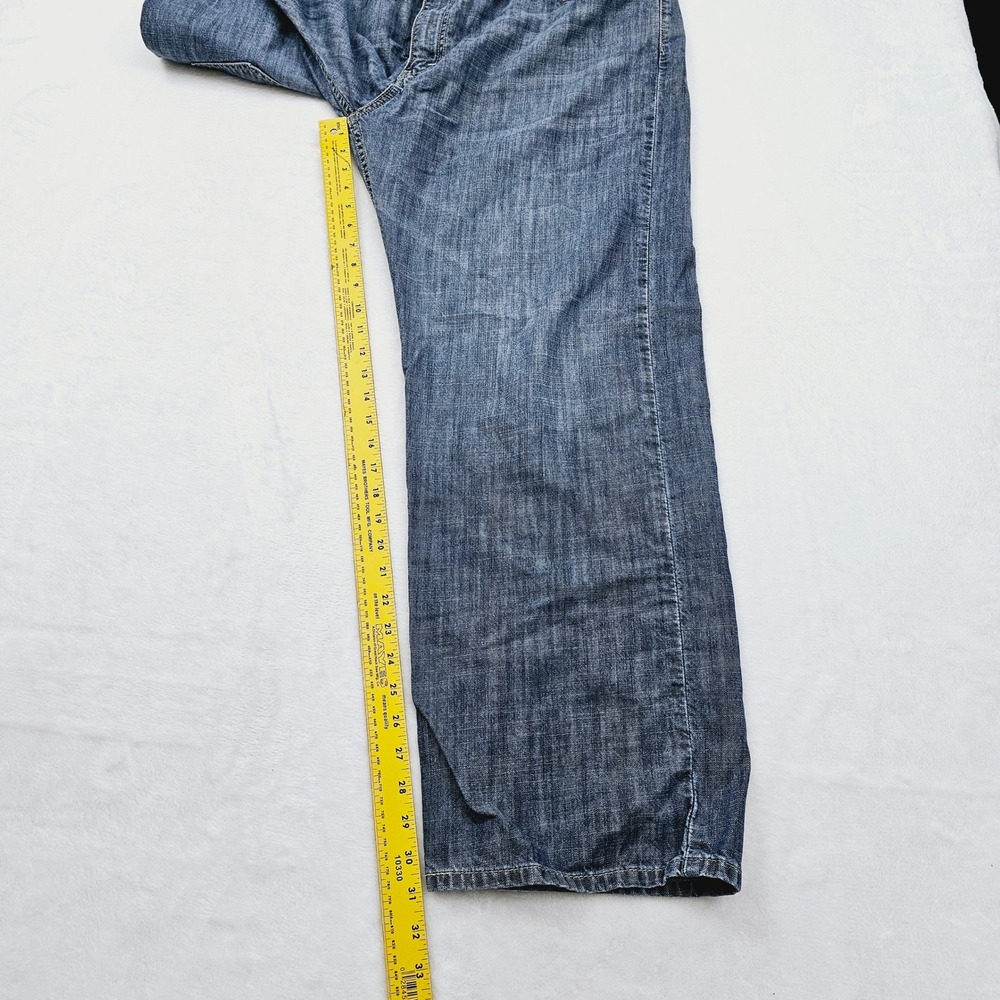 Levi's 569 Loose Straight Jeans Mens 44x31 Blue Medium Wash Denim Baggy Skater - Picture 8 of 11